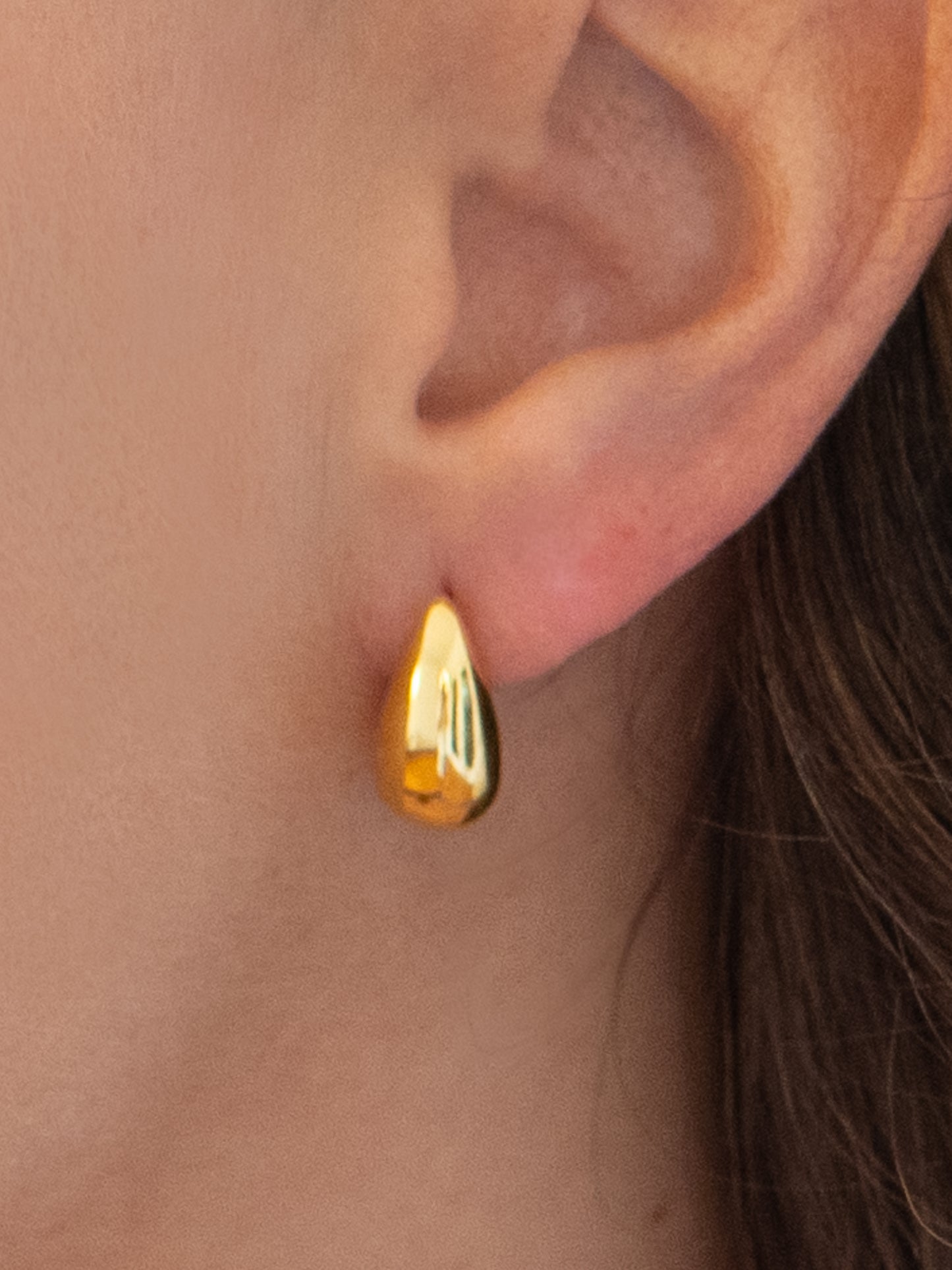 Teardrop Stud Earrings
