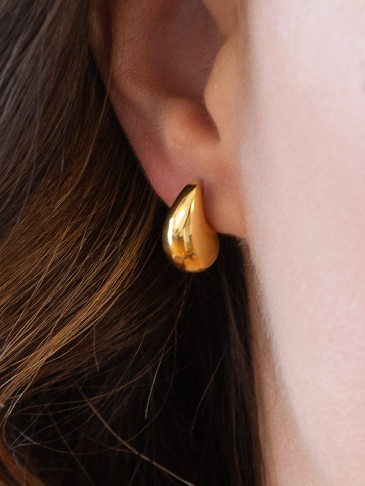 Teardrop Stud Earrings