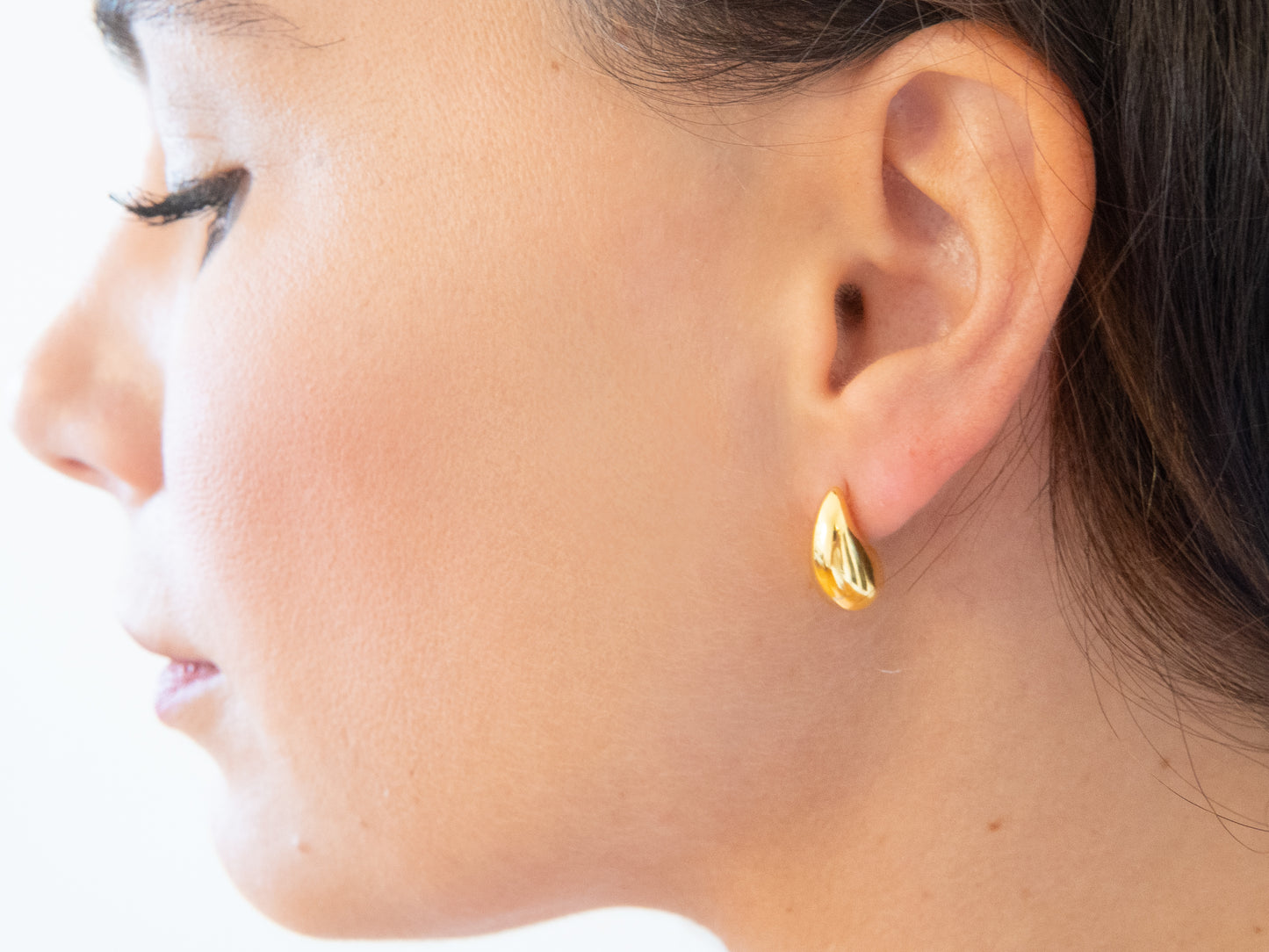 Teardrop Stud Earrings