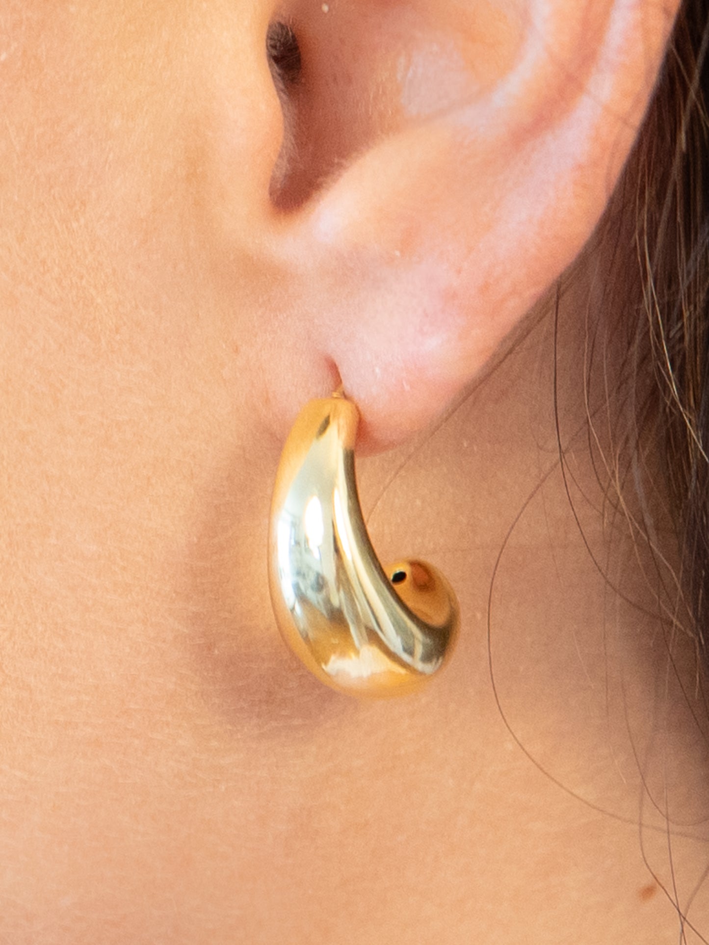Teardrop Dome Hoops
