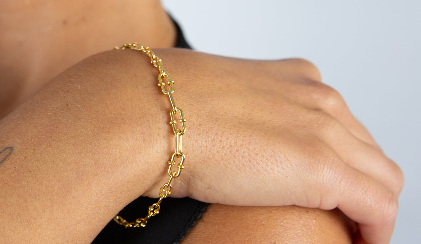Paperclip Chain Bracelet