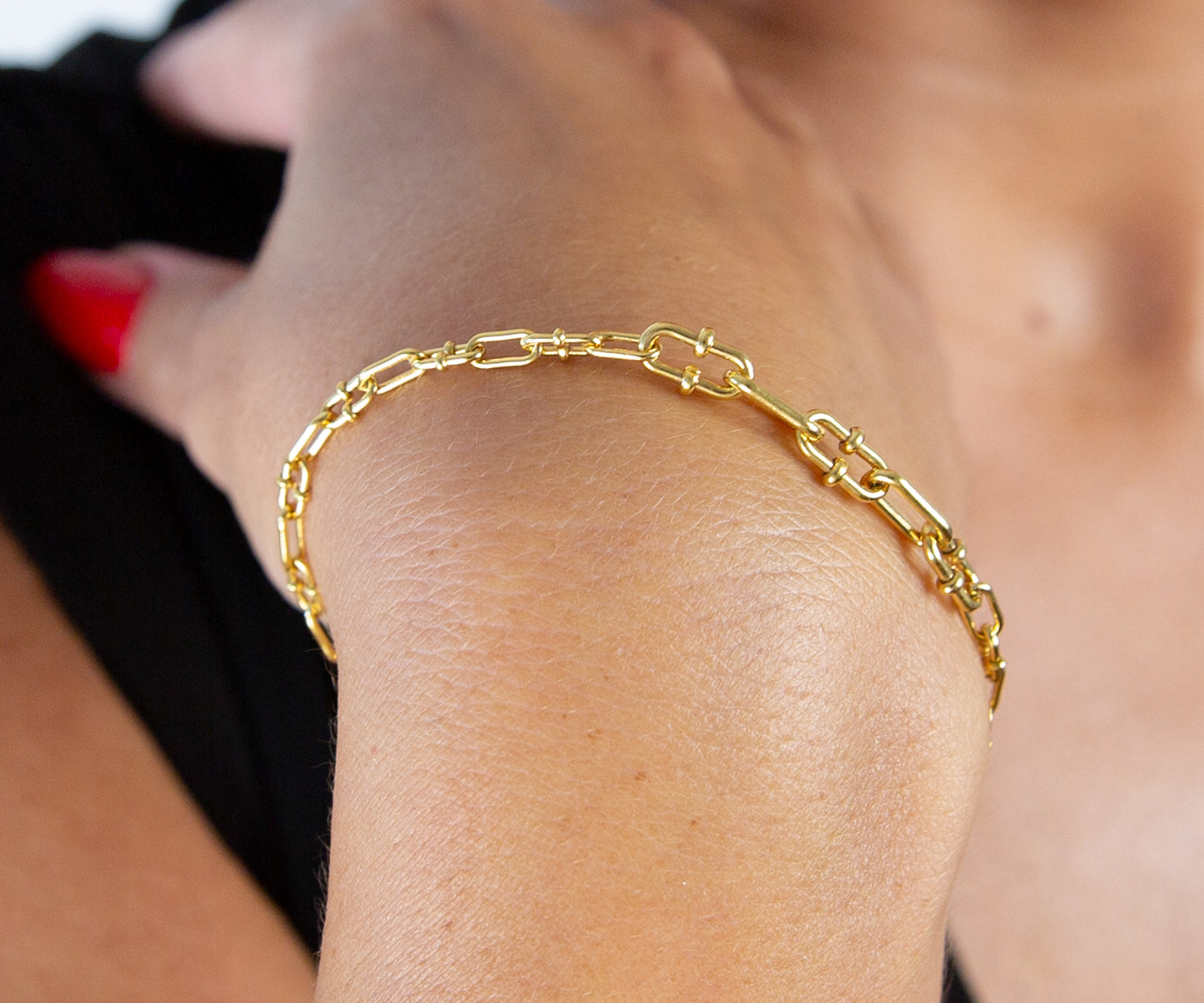 Paperclip Chain Bracelet