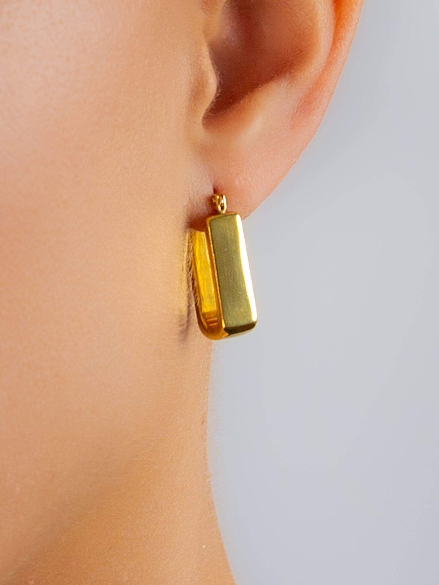 Long Chunky Rectangle Hoops