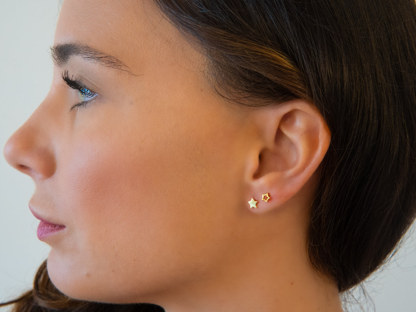 Star Studs in Four Sizes