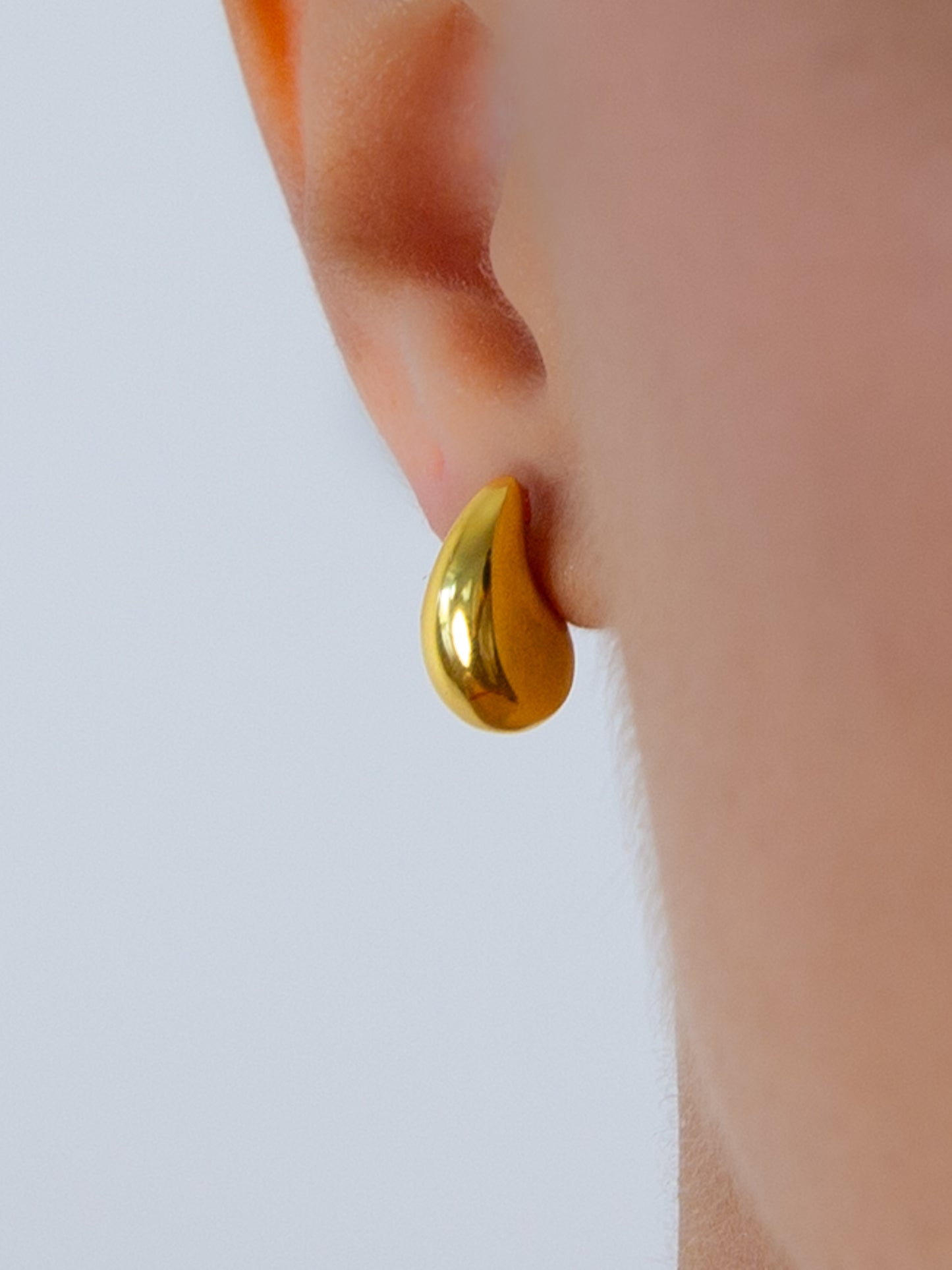 Teardrop Stud Earrings