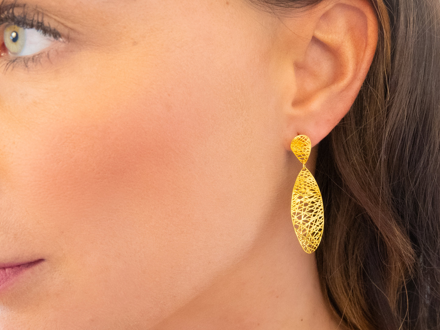 Long Abstract Earrings