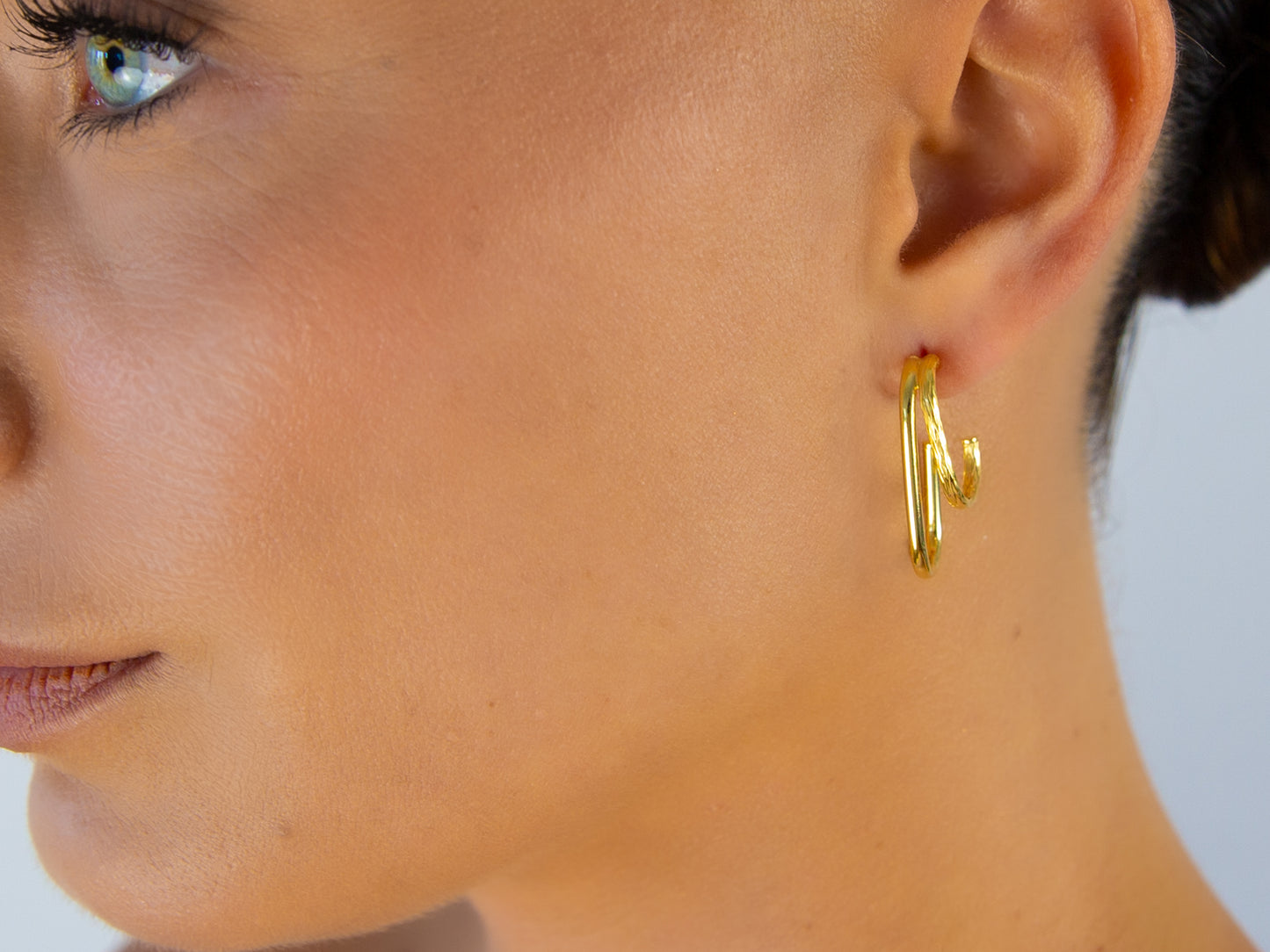 Rectangle Double Hoops