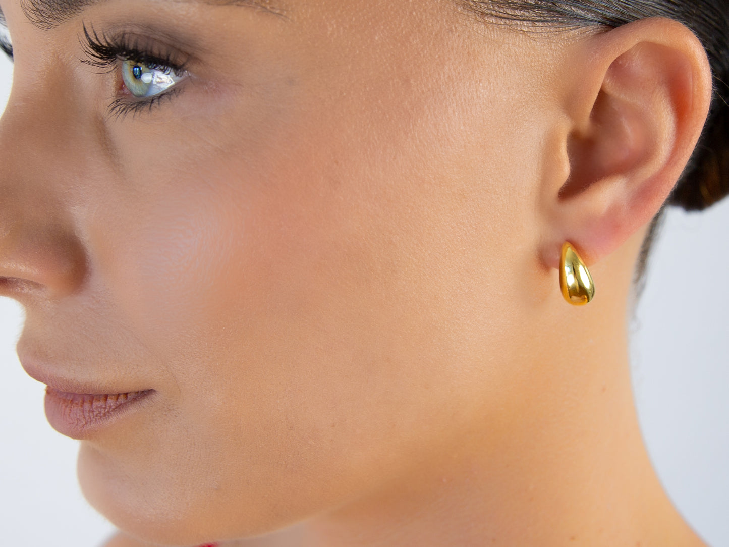 Teardrop Stud Earrings
