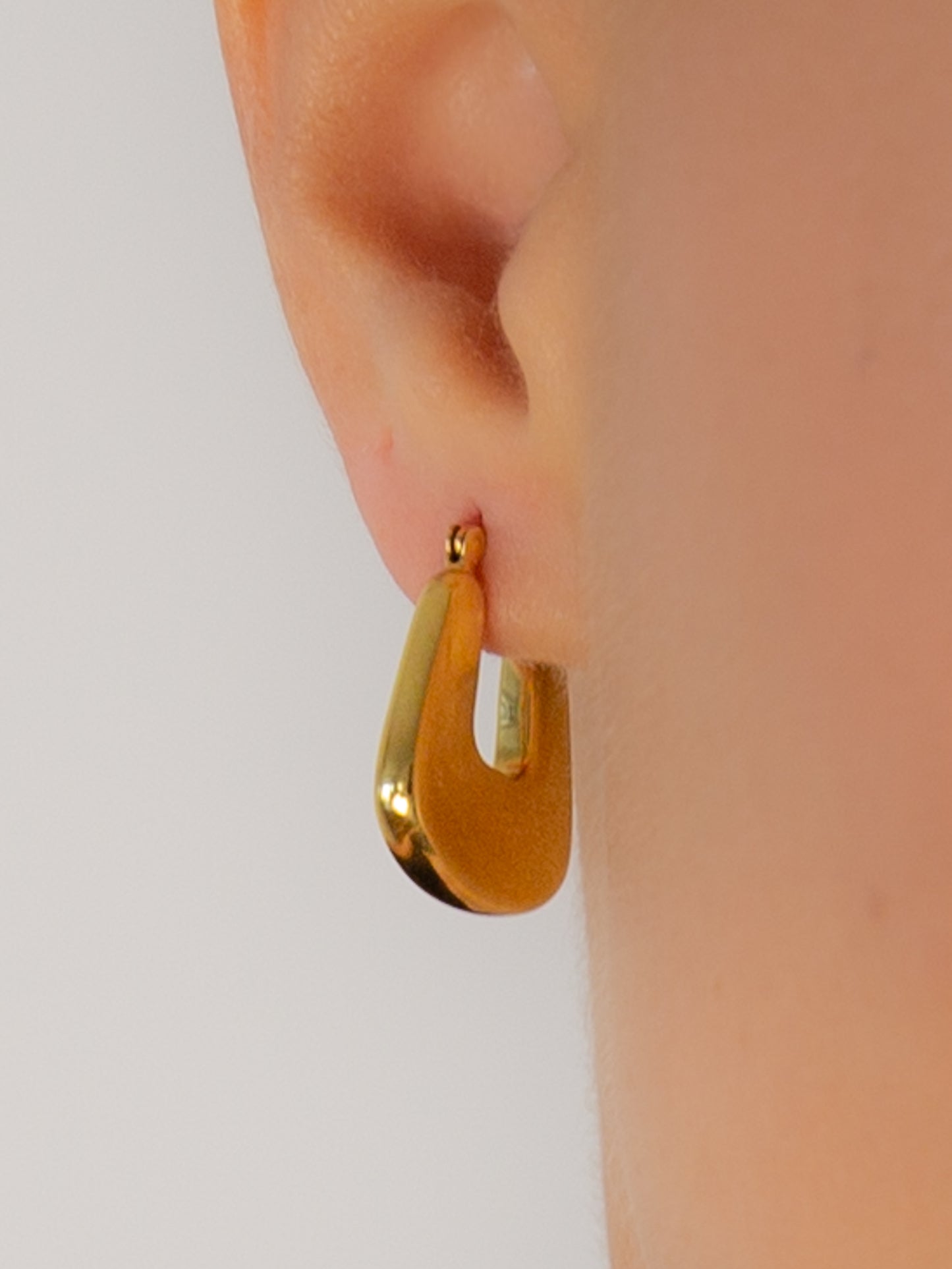 Chunky Rectangle Hoops