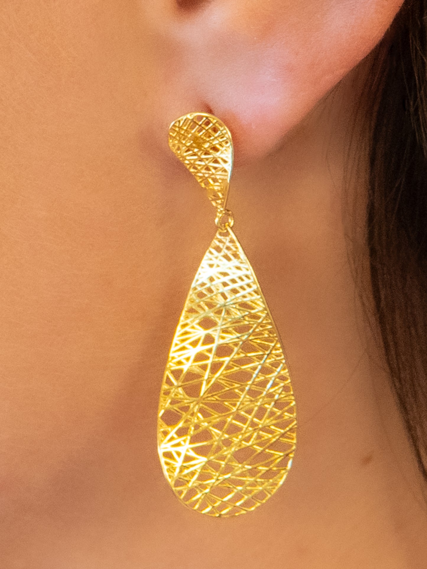 Long Abstract Earrings