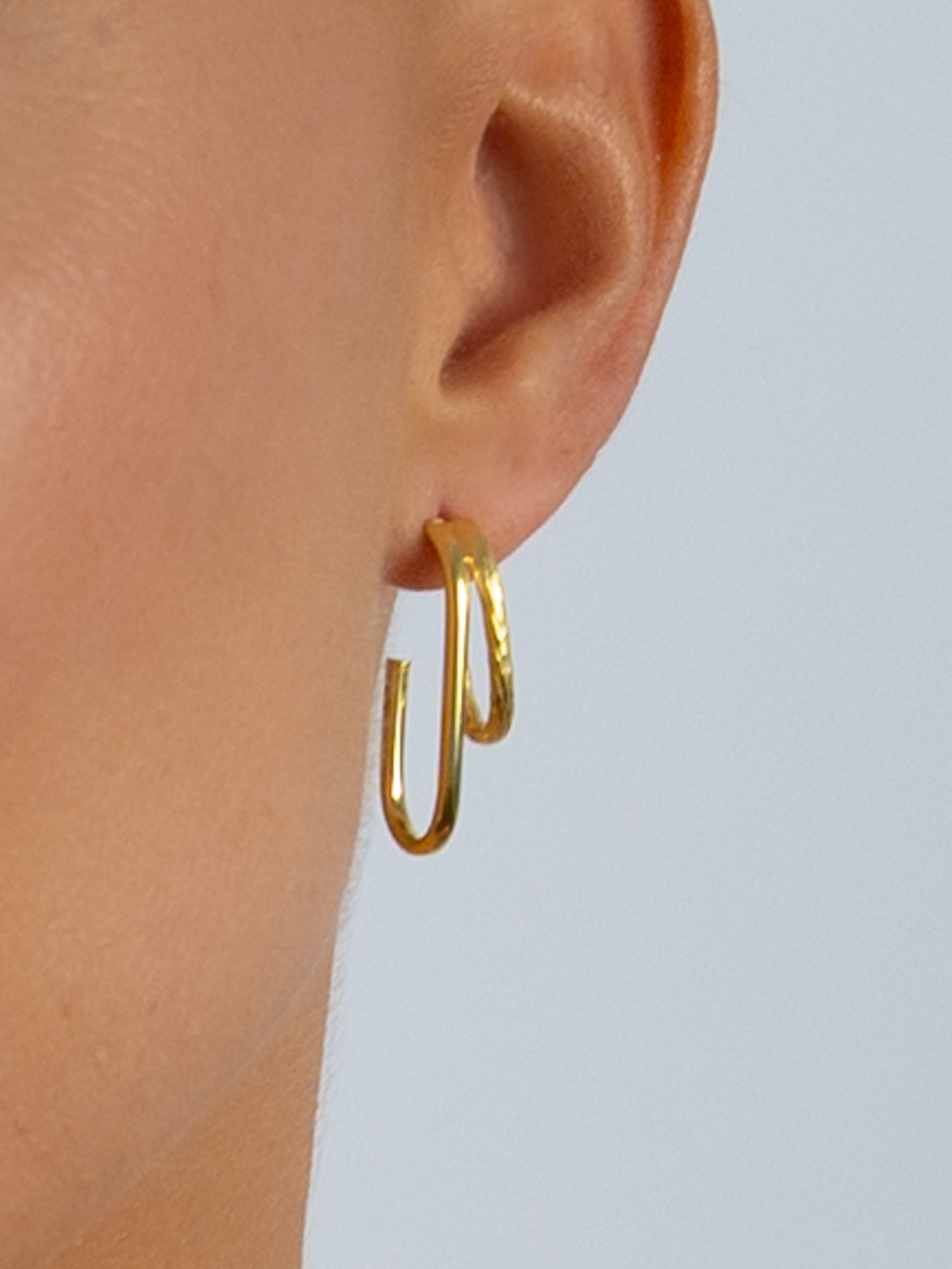 Rectangle Double Hoops