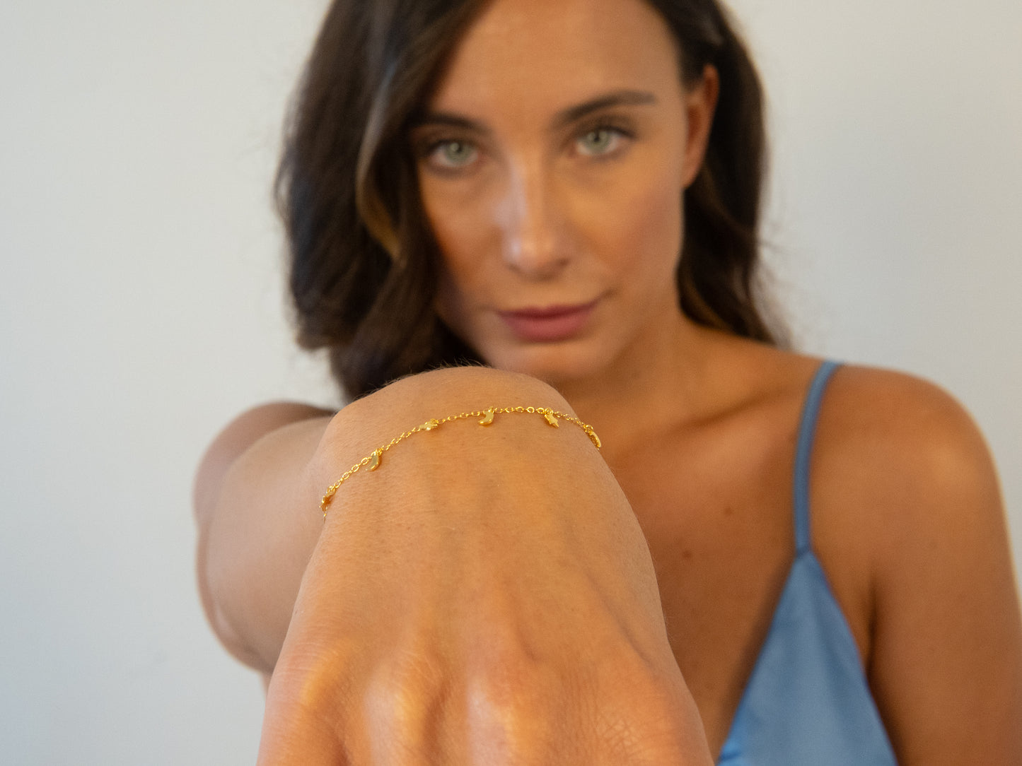 Dainty Moon & Star Bracelet