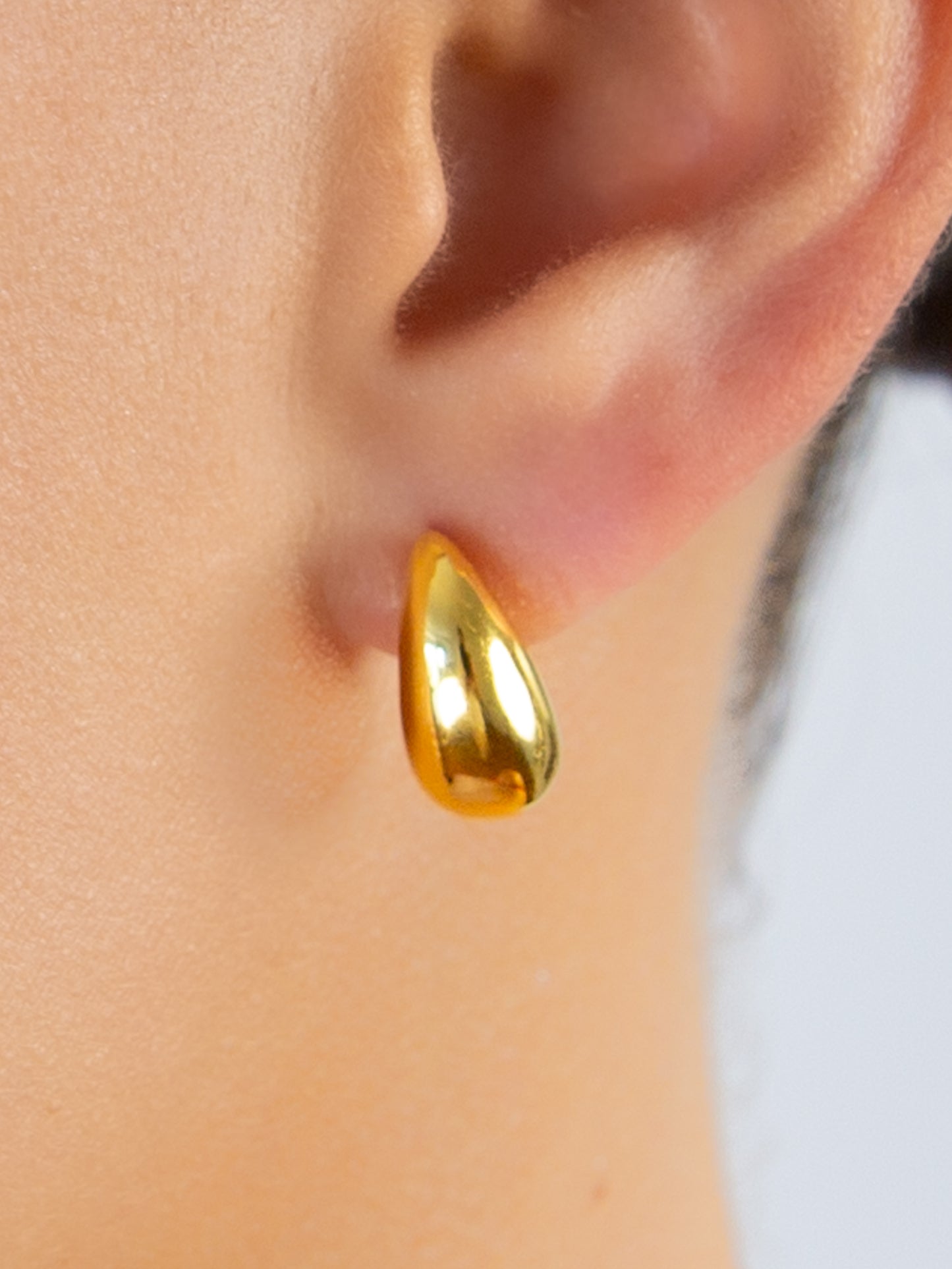 Teardrop Stud Earrings