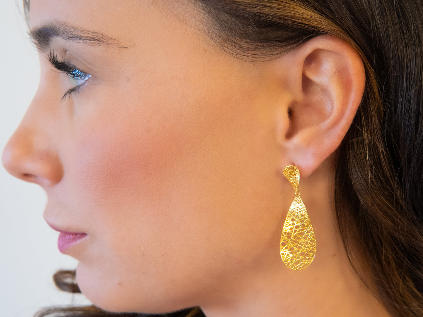 Long Abstract Earrings