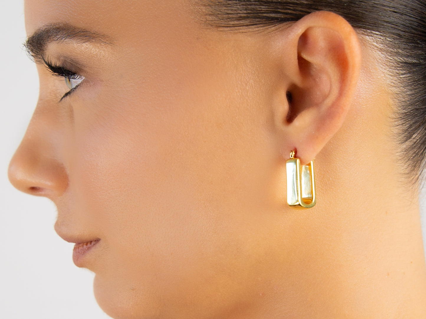 Long Chunky Rectangle Hoops