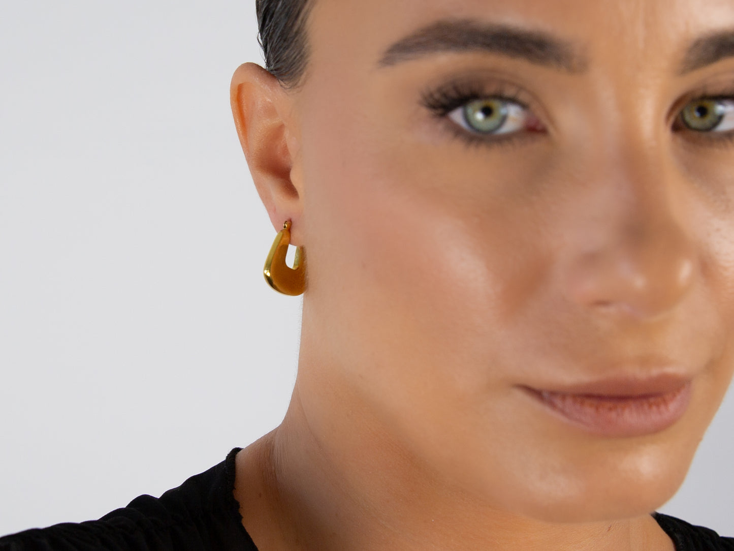 Chunky Rectangle Hoops