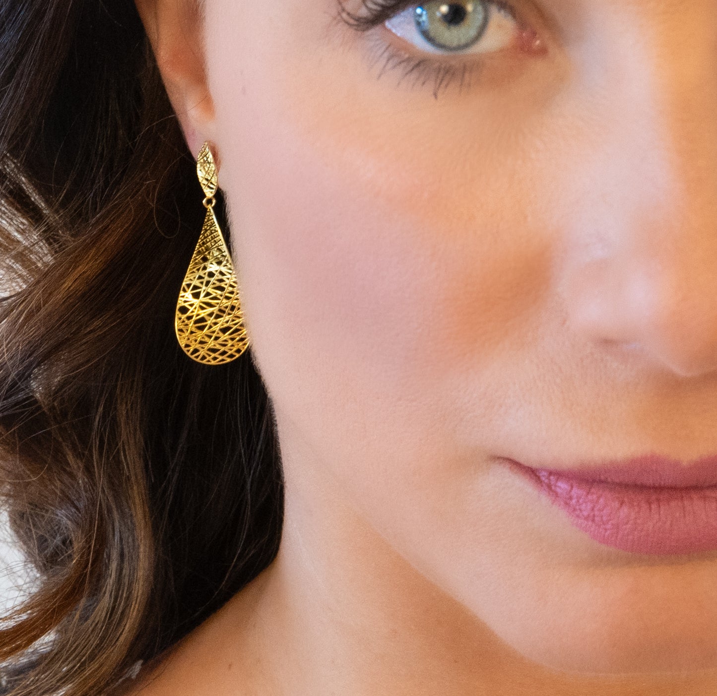 Long Abstract Earrings