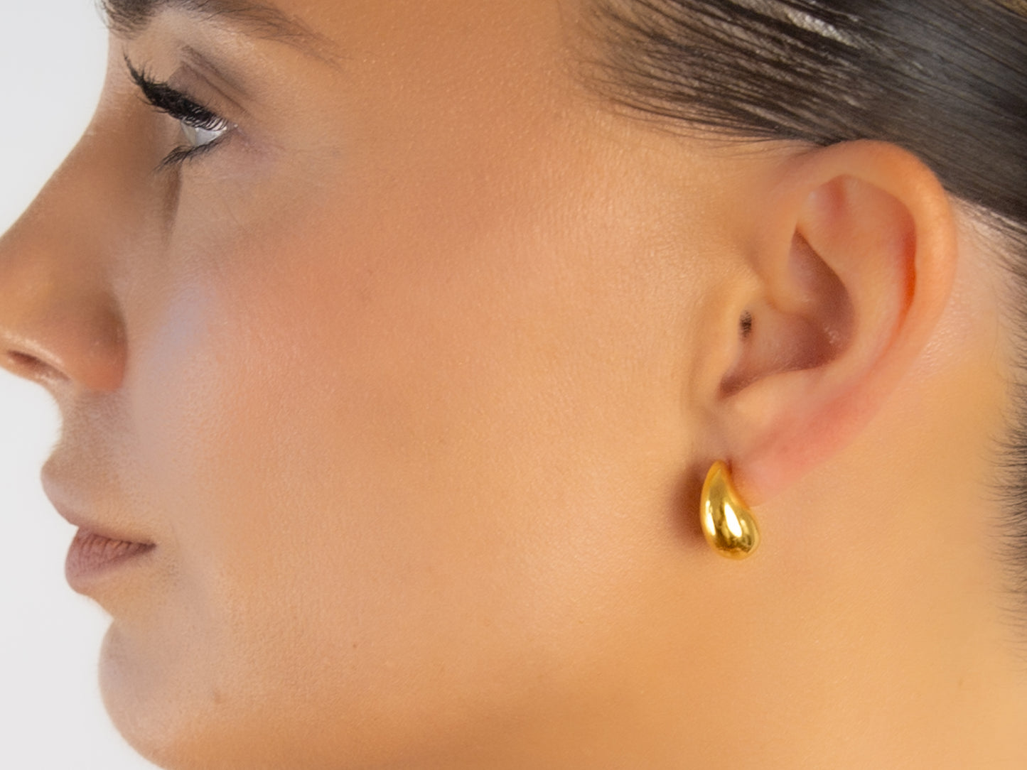 Teardrop Stud Earrings