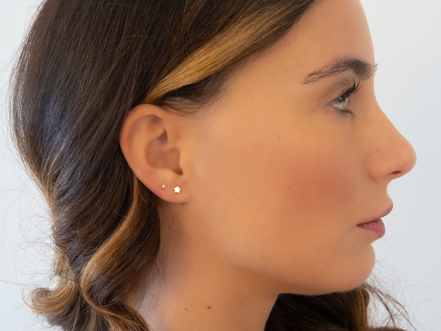 Star Studs in Four Sizes