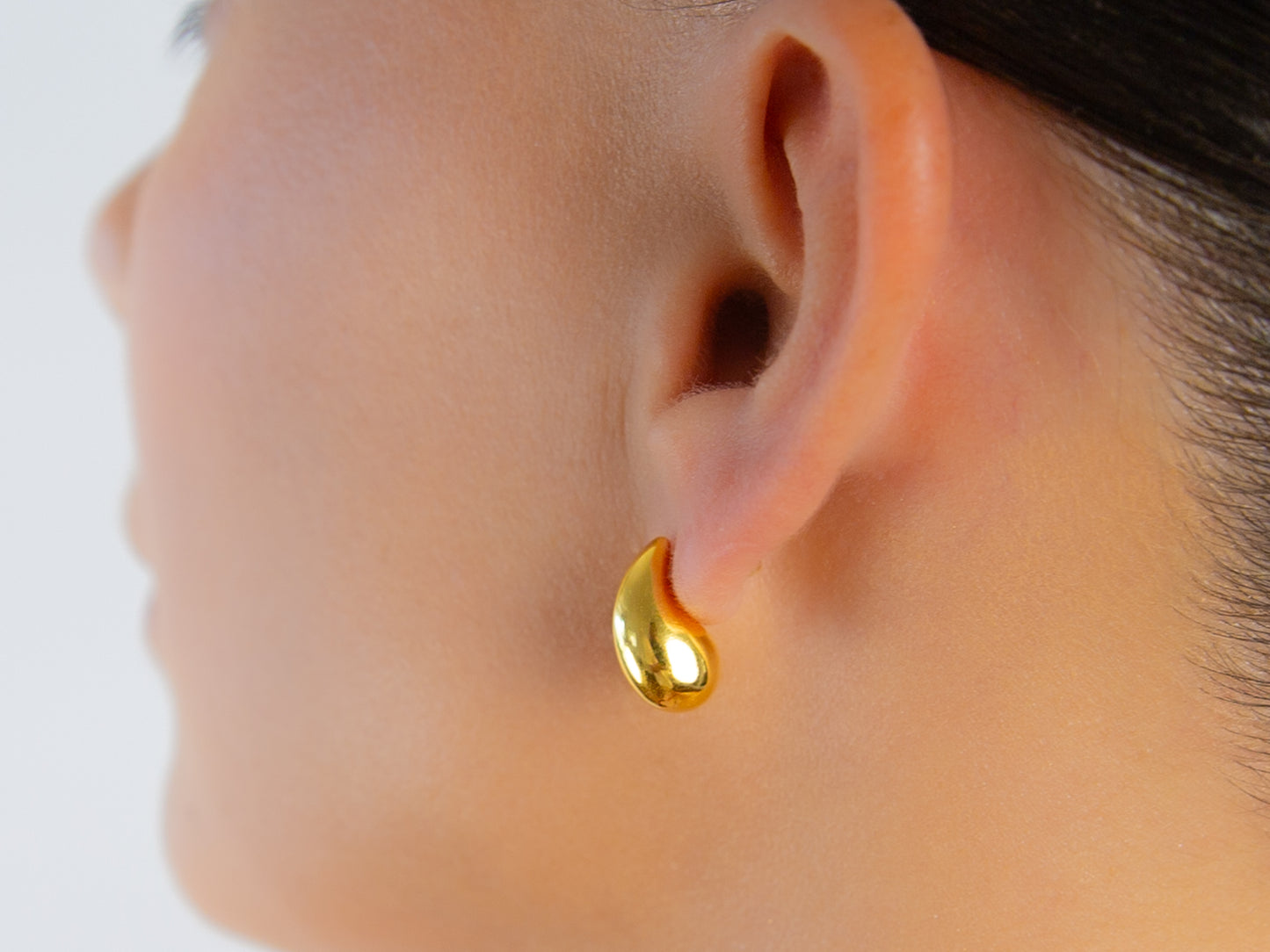 Teardrop Stud Earrings