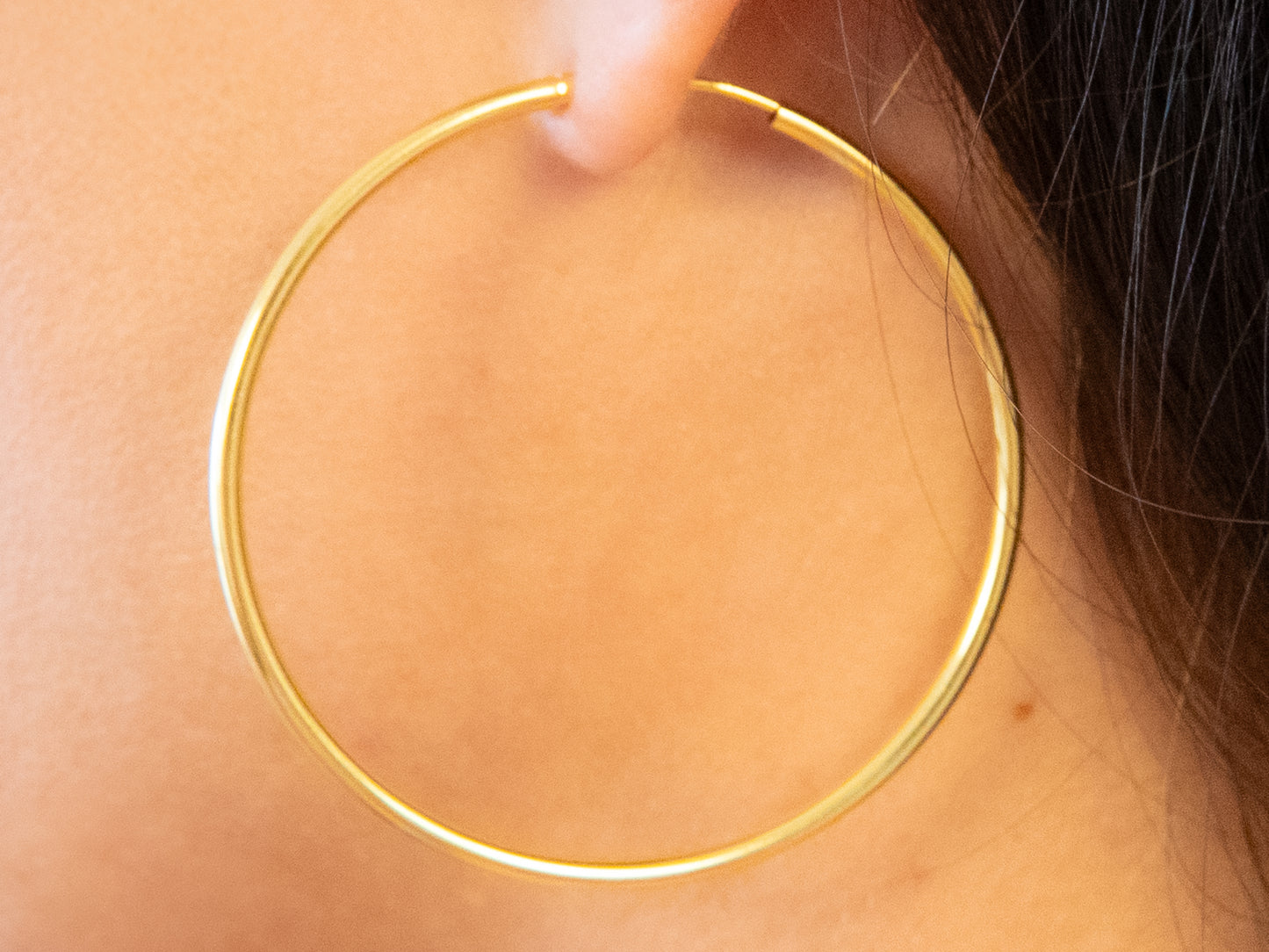 Extra Large Classic Hoop Earrings