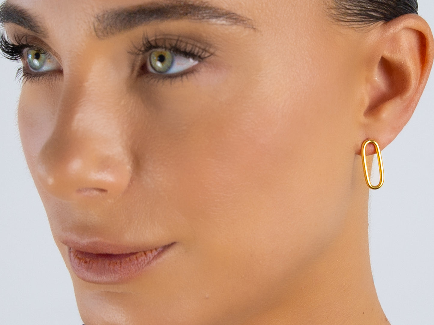 Long Rectangle Studs