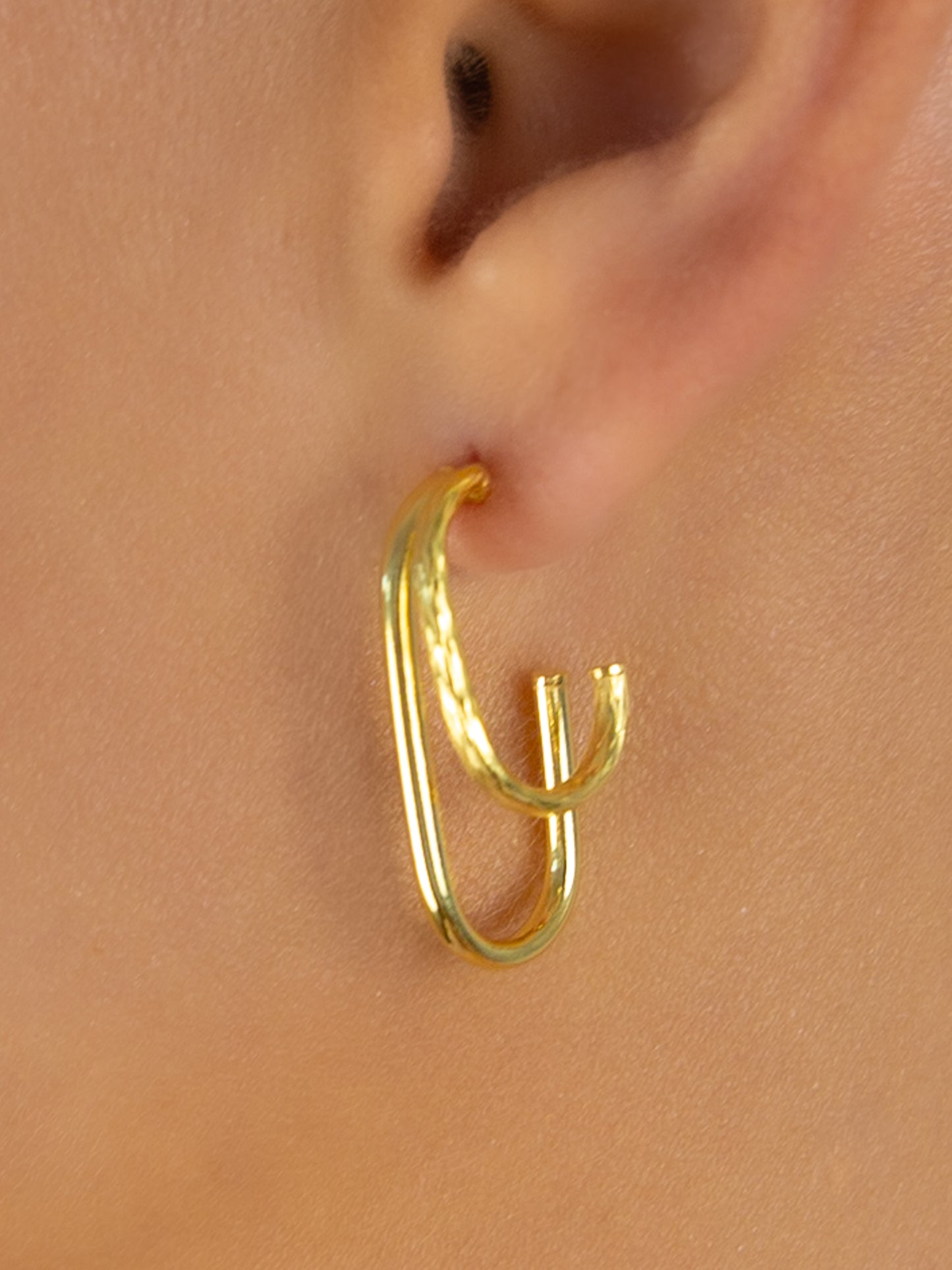 Rectangle Double Hoops