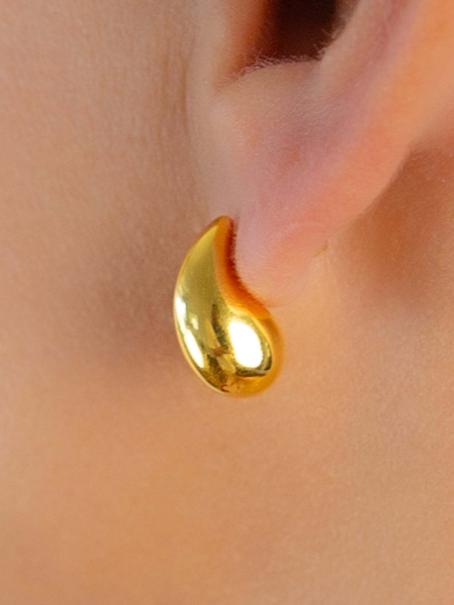 Teardrop Stud Earrings