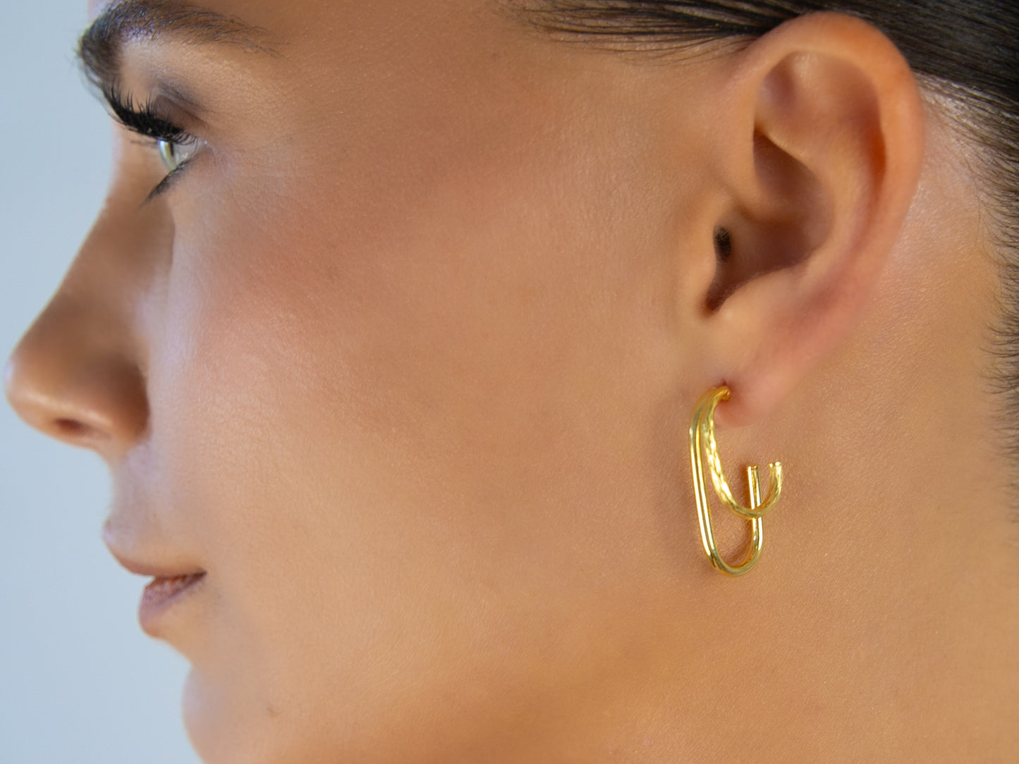 Rectangle Double Hoops