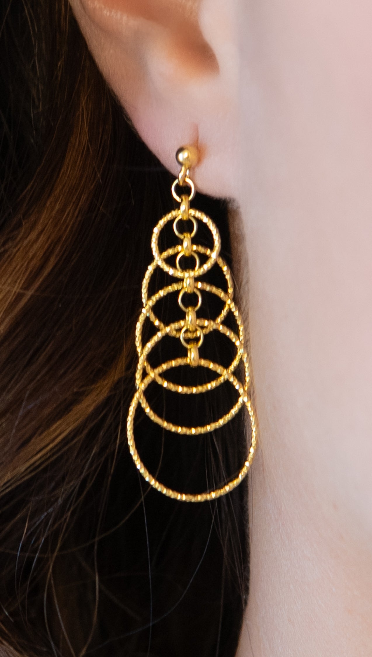 Dangle Rings Earrings