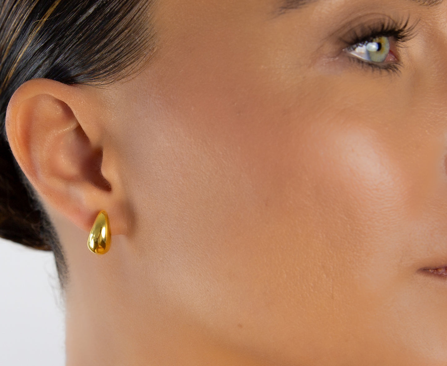 Teardrop Stud Earrings