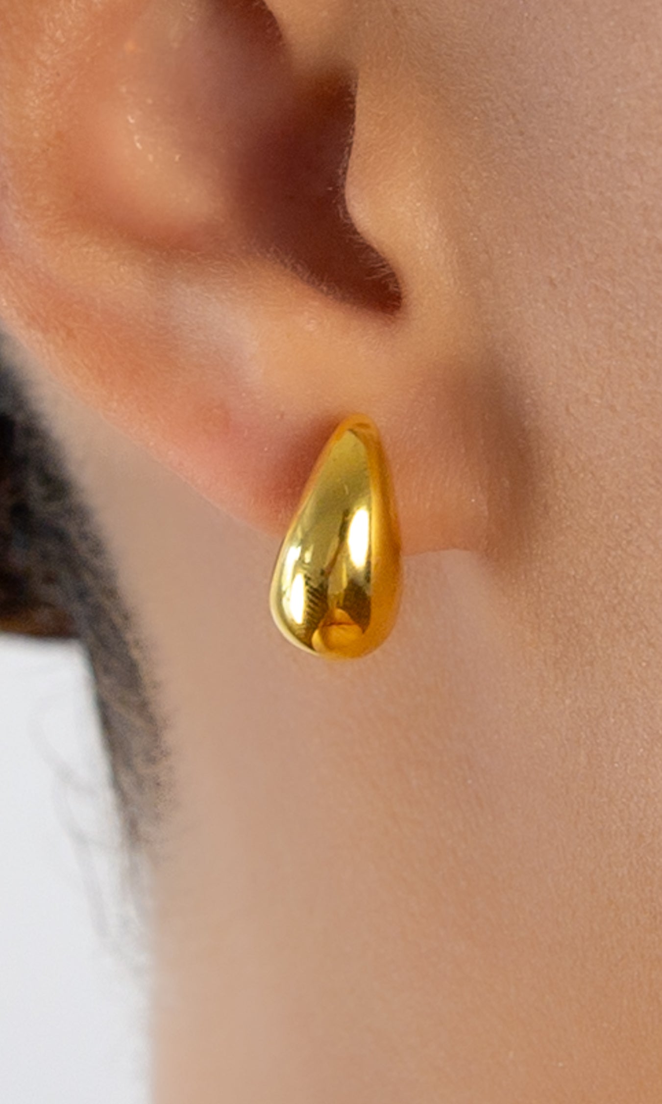 Teardrop Stud Earrings