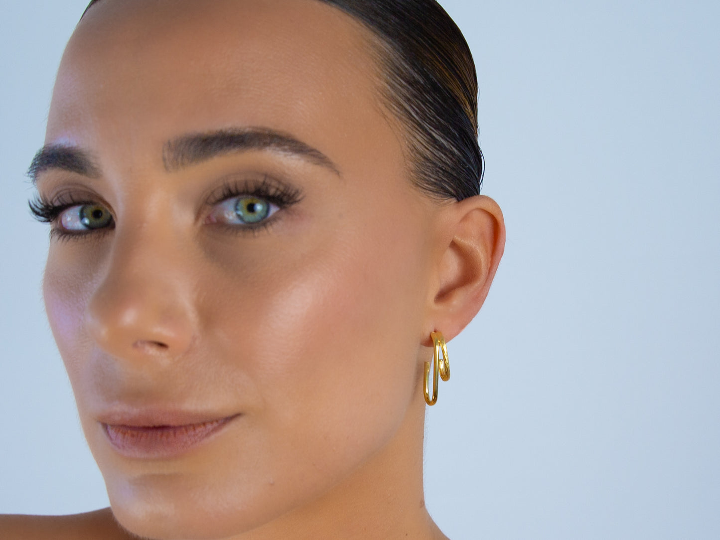 Rectangle Double Hoops
