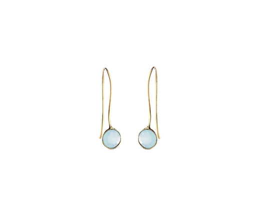 BOHO AQUAMARINE EARRINGS