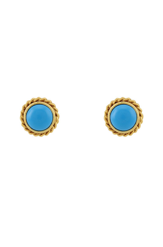 BOHO TURQUOISE STUDS