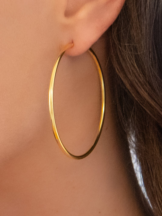 Extra Large Classic Hoop Earrings
