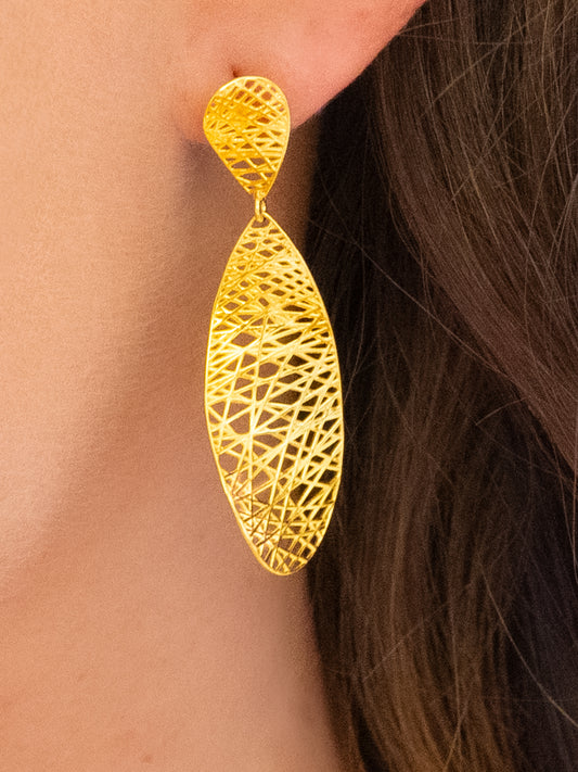 Long Abstract Earrings