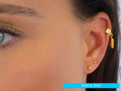 Bead Studs in Three Sizes