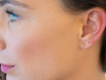 Bead Studs in Three Sizes