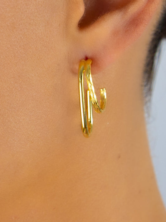 Rectangle Double Hoops