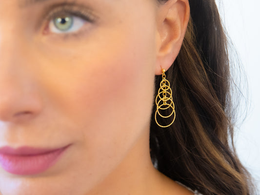 Dangle Rings Earrings