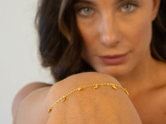 Dainty Moon & Star Bracelet