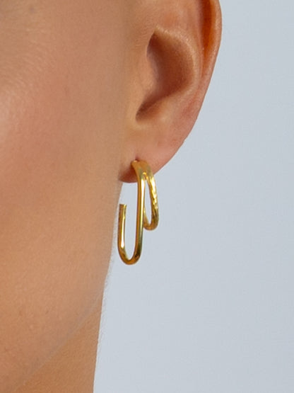 Rectangle Double Hoops