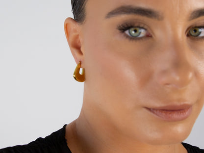 Chunky Rectangle Hoops