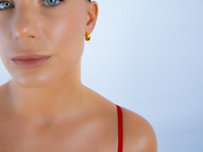 Teardrop Stud Earrings