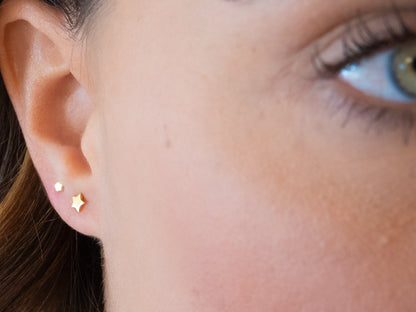 Star Studs in Four Sizes